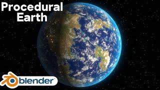 Completely Procedural Earth (Blender Tutorial)