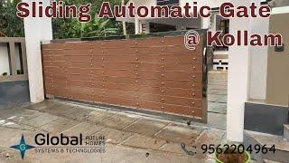 Kerala Modern Gate Design| @ Kottarakkara, Kollam| Automatic Sliding Gate| : 9562204964