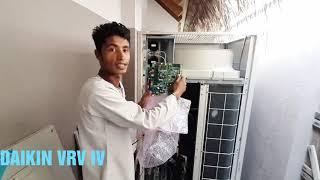 DAIKIN VRV IV  Outdoor main pcb installing.