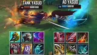 TANK YASUO vs AD YASUO FULL BUILD FIGHTS & Best URF Pentakills!