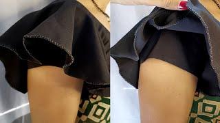 Comfortable short umbrella baju design cutting and stitching| short umbrella sleeves design