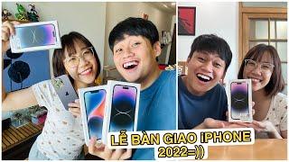 LỄ BÀN GIAO iPHONE 14 PRO CHO BẠN Q 2022:)) - HAI VỢ CHỒNG ĐẬP HỘP iPHONE MỚI