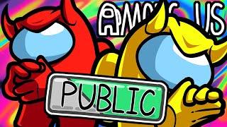 Among Us Funny Moments - Trolling Public Lobbies!