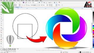 Colorful Logo Design in CorelDraw - Step by Step Tutorial [2025]