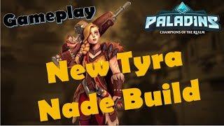 Paladins Patch 2.01 PTS - Tyra Buff | Triple Nade New Tyra Build Gameplay