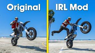 I Tried The Realistic Bike Handling Mod In GTA 5