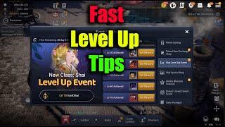 Black Desert Mobile Fast Level Up Tips & Easy Level 70