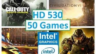 Intel HD Graphics 530 Performance Test in 50 Games!