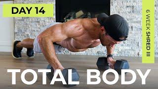 Day 14: 30 Min EPIC FULL BODY Dumbbell Workout [Complexes] // 6WS3