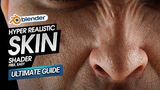 How to Create Ultra Realistic Skin Shader in Blender Using Free Textures (Ultimate Guide)