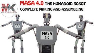 ROBOT MASA 4.0 COMPLETE MAKING & ASSEMBLING || DIY HOMEMADE ROBOT WITH PVC PIPES || HUMANOID ROBOT