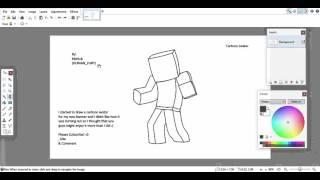 Free Minecraft Cartoon Avatar Template