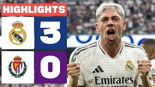 REAL MADRID 3 0 REAL VALLADOLID CF RESUMEN LALIGA EA SPORTS