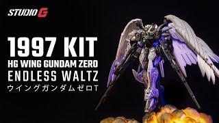 Customizing a 23 YEAR OLD HG 1/100 Wing Gundam ZERO?! | ENDLESS WALTZ | 1997