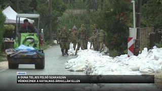 A Duna teljes felső szakaszán védekeznek az érkező hatalmas árhullám ellen