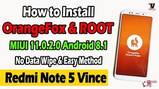 2021 Method | Install OrangeFox Recovery & Root on Redmi Note 5/ Redmi 5 Plus | No Data Wipe |