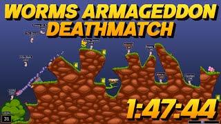 Worms Armageddon - Deathmatch Speedrun in 1:47:44