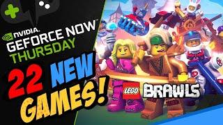 LEGO Brawls & 22 NEW Games | GeForce Now NEWS Update