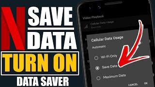 Netflix Turn On Data Saver - Save Your Data On Netflix | Netflix Save Data 