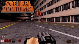Playing 1st map of "Duke Nukem Time To Kill" on "Duke Nukem 3D"
