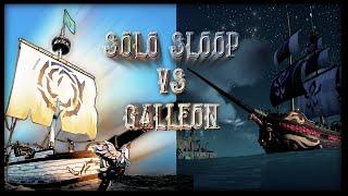 Sea of Thieves - Solo Sloop vs Galleon