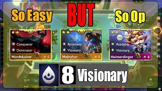 8 VISIONARY This Comp Is So Op | Win From 10 Lose Streak | TFT SET 13 RANKED GAMEPLAY