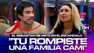 IMPENSADO: Sebastián ENCARÓ a Camila Andrade por su RELACIÓN con  Kaminski: "Rompiste una familia"