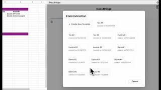 Extracting Information from Multiple Documents with the same Template into Excel