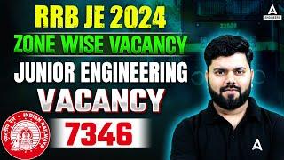 RRB JE 2024 Notification Date | RRB JE Zone wise Vacancy Post-7346 | RRB JE Branch Wise Vacancy
