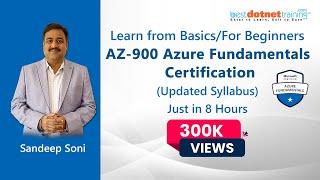Microsoft Azure Fundamentals Tutorial | AZ-900 Complete course | Pass the exam in 8 hours!