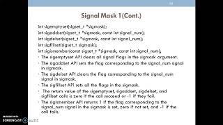 Module 5 Sigprocmask sigaction