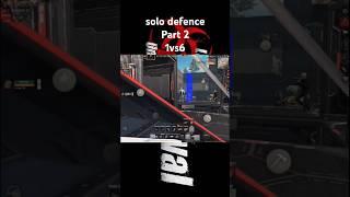 Solo defence in base 1vs6 / part 2 Last Island of survival  #shorts #short #shortvideo #lastsurvival