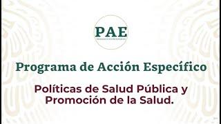 PAE: Políticas de Salud Pública y Promoción de la Salud