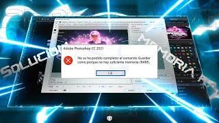 CÓMO SOLUCIONAR EL PROBLEMA DE MEMORIA RAM EN PHOTOSHOP 2022 - D.C.M STUDIOS