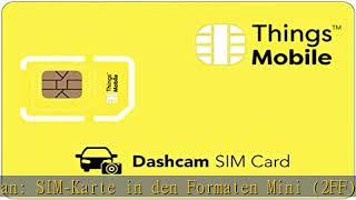 IOT/M2M-SIM-Karte für DASHCAM - Things Mobile - Things Mobile - weltweite Netzabdeckung, Mehrfachan