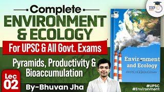 Complete Environment & Ecology | Lec 02 - Pyramids, Productivity & Bioaccumulation | UPSC | StudyIQ