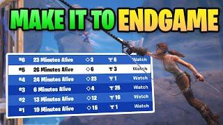 How To Make It To Endgame CONSISTENTLY! (Fortnite Tips and Tricks)