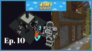 ATM9 to the Sky Ep10 - MekaSuit and Apotheosis Gear Farm