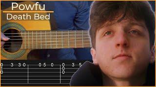 Coffee for your Head, Death Bed - Powfu (Simple Guitar Tabs)