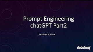 Prompt Engineering for Developers | ChatGPT - Part2 | ft.Vinodkumar Bhovi