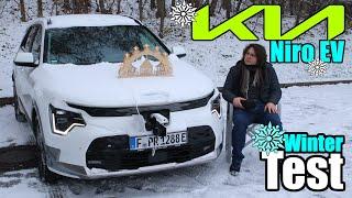 Kia Niro EV 2023 WINTER-TEST - 64,8 kWh Batterie - Test Bericht Verbrauch - 7 Tage E-Auto Meinung