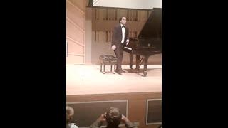 Ivan Gusev (piano). Award by the Russian Cultural Center of New York