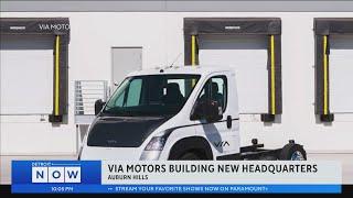 Electric truck maker VIA Motors announces new headquarters, technical center in Auburn Hills