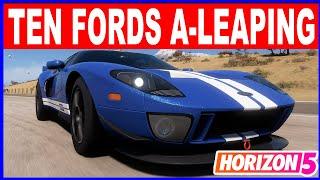 Forza Horizon 5 TEN FORDS A-LEAPING Forzathon Daily Challenges Earn 10 Air Skill in any Ford