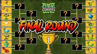 Tournament All Regular Plants, Who is the best plant! | Plants vs Zombies Hybrid Mod