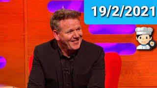 Graham Norton Show 19/2/2021 Gordon Ramsay, Rosamund Pike, Judi Love, Hugh Bonneville, Gareth Thomas