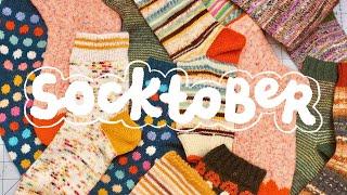 All the socks I knit in ONE year!  Knit Knacks 13  knitting podcast