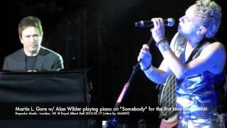 Depeche Mode - Alan Wilder playing piano on "Somebody" London @ Royal Albert Hall 2010.02.17 in HD