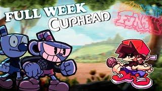 FULL WEEK CUPHEAD - Friday Night Funkin' Indie Cross (CUTSCENES) (FNF Mod) (HardMode)