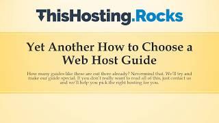 Learn How To Choose The Best Web Hosting Provider for You